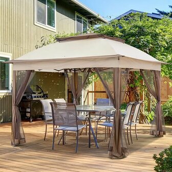 El Jardin - Popup Partytent Clearwater Bruin