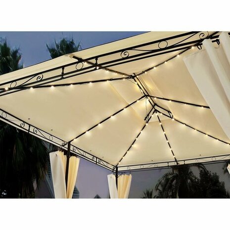 Partytent 4x3 Verlichting Voor Paviljoen Solar Eljardin Partytent